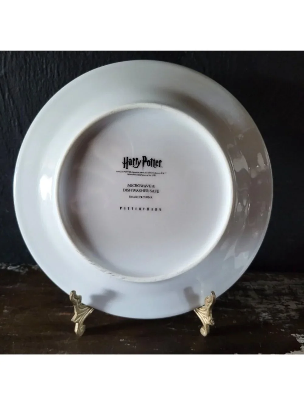 Pottery Barn Harry Potter Incantation Tid Bit Plate Salad Plate